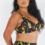 The Gotcha Sriracha | Hot Sauce Boob Hammock™ Plunge Bralette - Shinesty