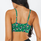 The Fancy Feather | Peacock Boob Hammock™ Scoop Bralette - Shinesty