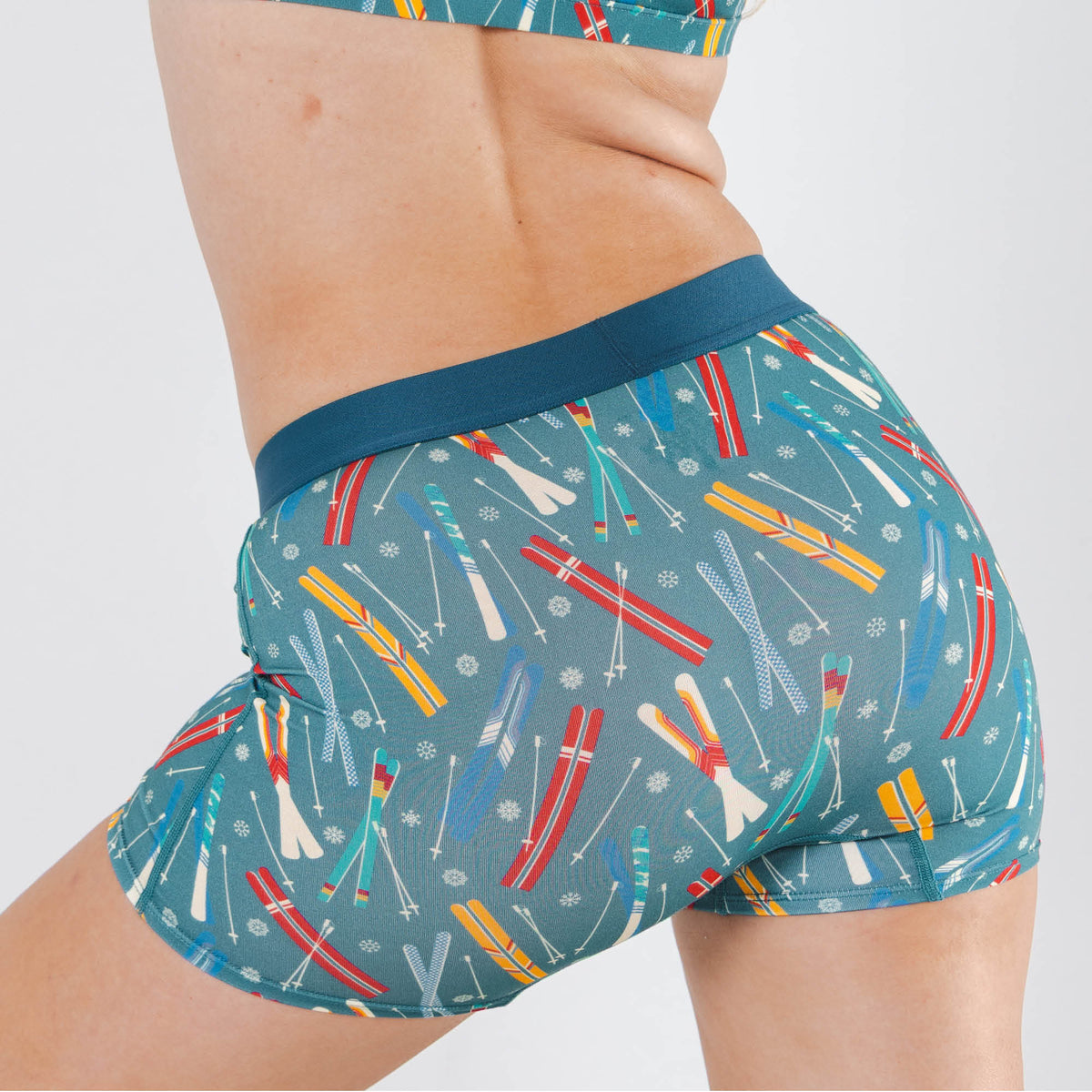 The Ski In Ski Out | Retro Ski Women’s Boxers - Shinesty
