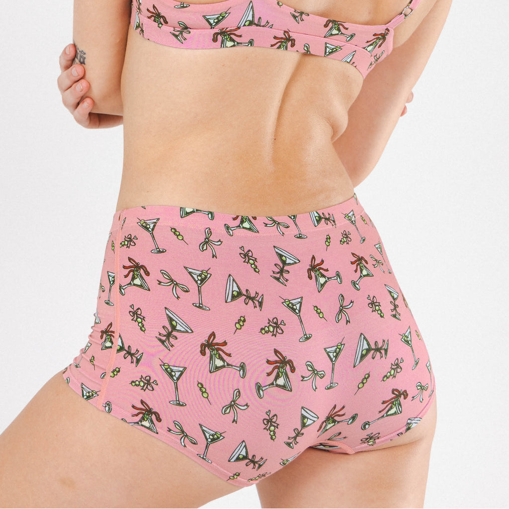 The Teeny Tini | Martini Modal Boyshort Underwear - Shinesty