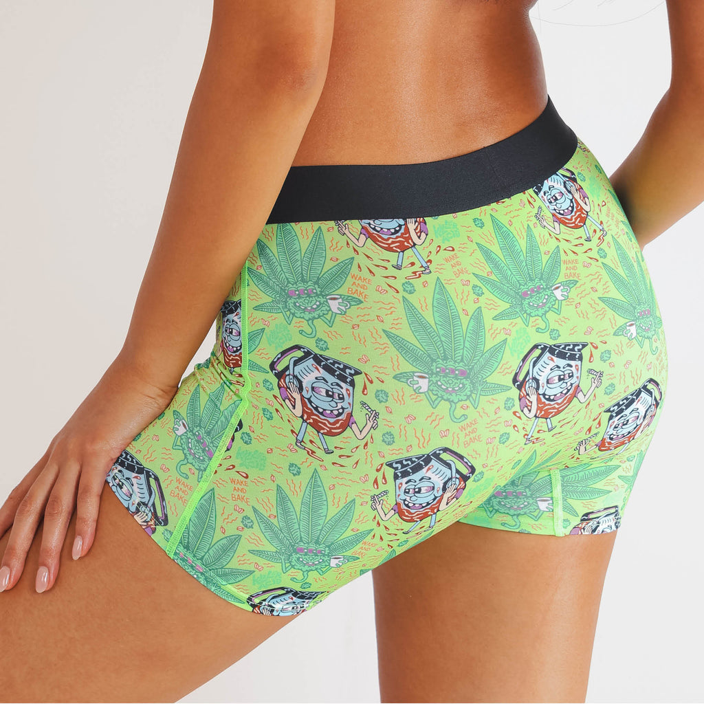 The Wake & Bake | Shinesty x Killer Acid Women’s Boxers - Shinesty