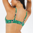 The Fancy Feather | Peacock Boob Hammock™ Triangle Bralette - Shinesty