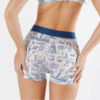 The Hot Cottontail | Easter Toile Women’s Boxers - Shinesty