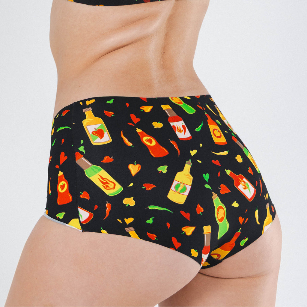 The Gotcha Sriracha | Hot Sauce Women’s Seamless Boyshort - Shinesty