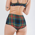 The Cappuccino | Holiday Tartan Plaid Women’s Seamless Boyshort - Shinesty