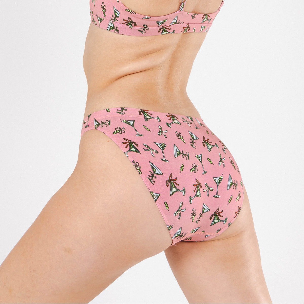 The Teeny Tini | Martini Modal Bikini Underwear - Shinesty