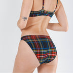 The Cappuccino | Holiday Tartan Plaid Modal Bikini Underwear - Shinesty