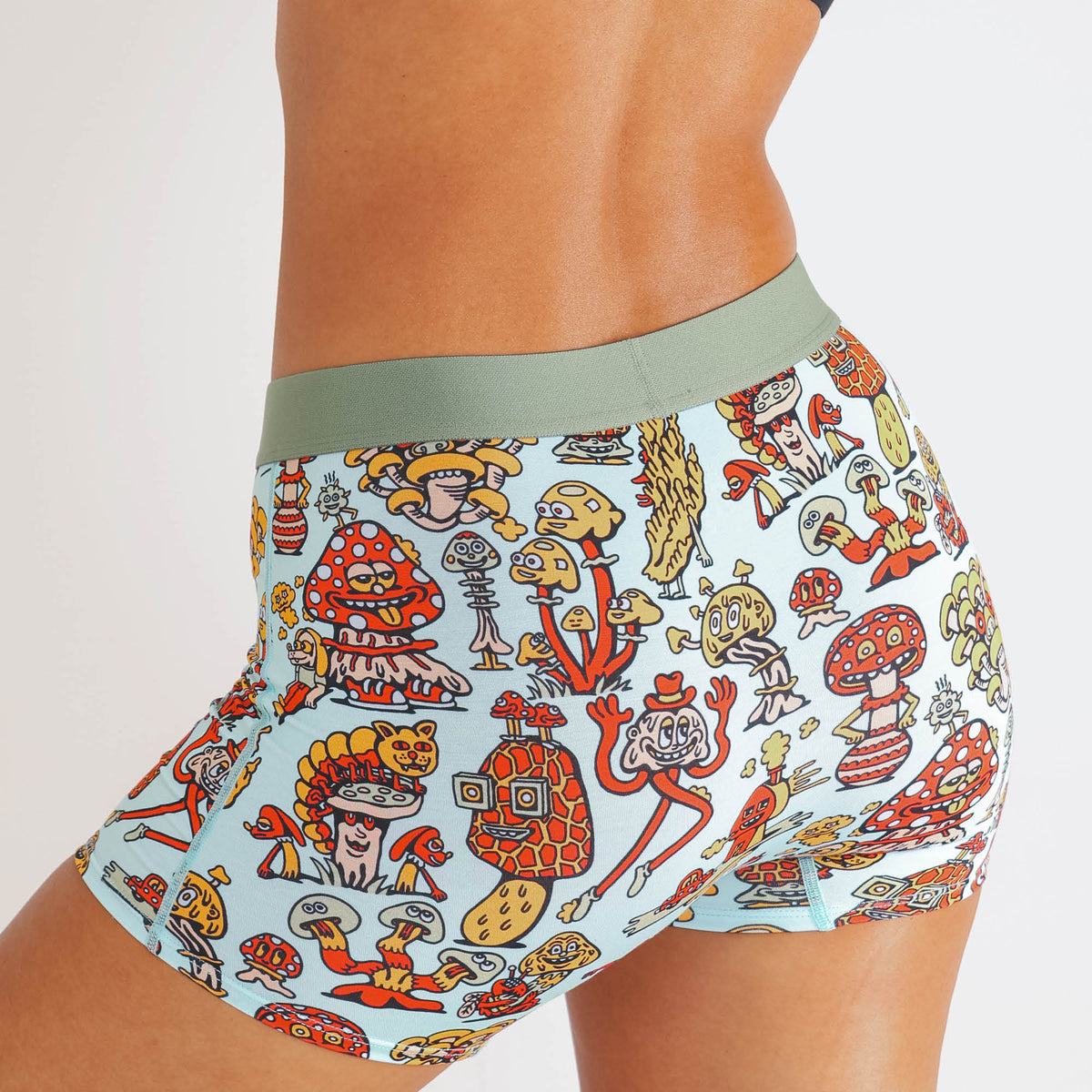 The Mushroom Friends | Shinesty x Killer Acid Women’s Boxers - Shinesty