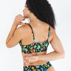 The Super Shroom | Neon Mushrooms Boob Hammock™ Scoop Bralette - Shinesty