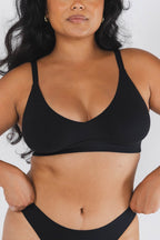 The Threat Level Midnight | Boob Hammock™ Plunge Bralette 3 Pack - Shinesty