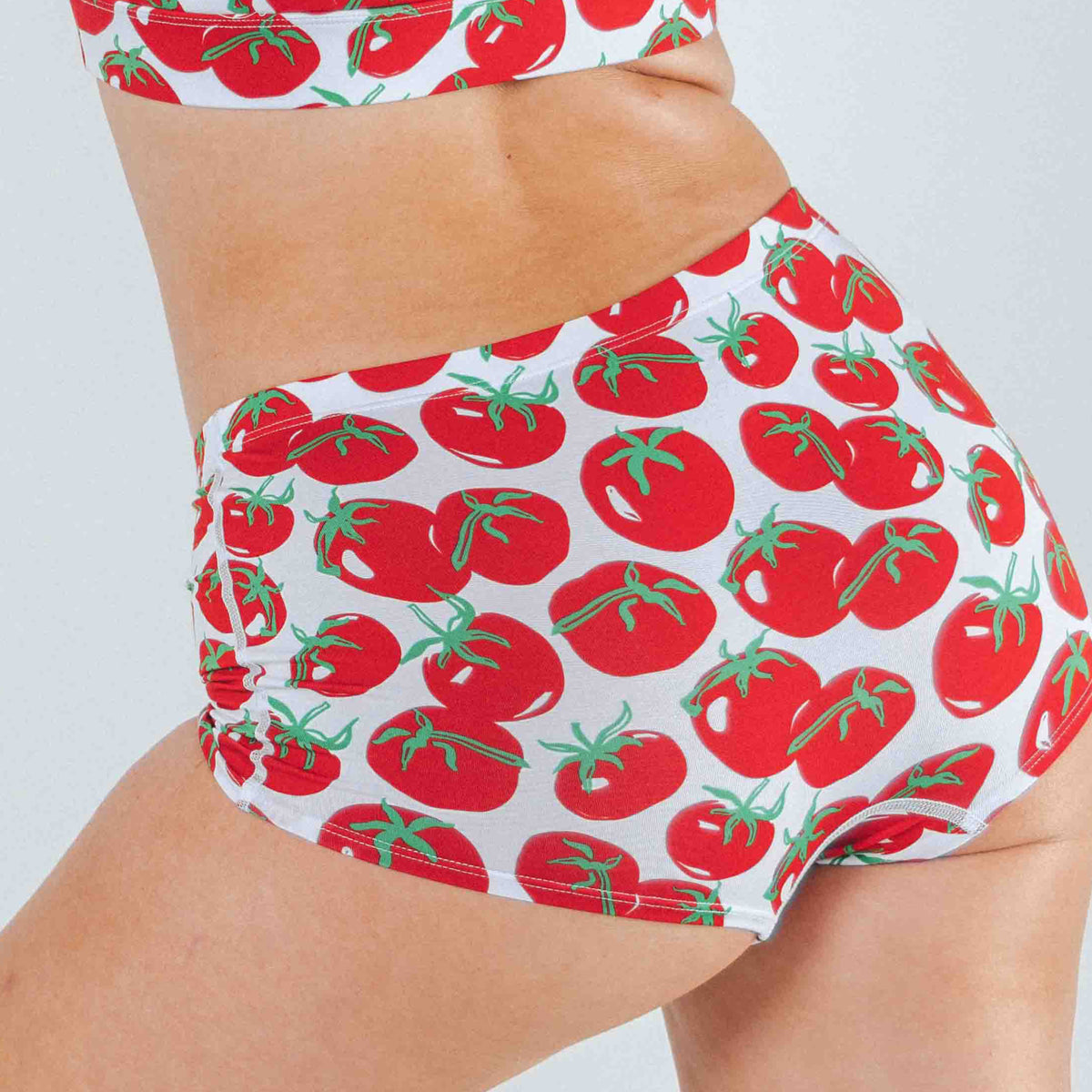 The Roma | Tomato Modal Boyshort Underwear - Shinesty