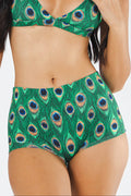The Fancy Feather | Peacock Modal Boyshort Underwear - Shinesty