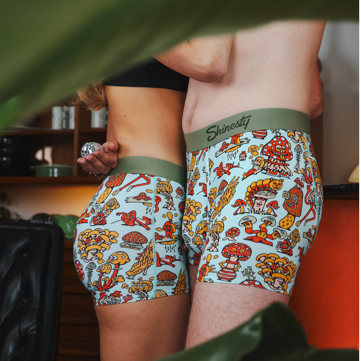 The Mushroom Friends | Shinesty x Killer Acid Women’s Boxers - Shinesty