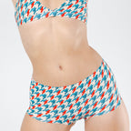 The Swanky | Retro Houndstooth Women’s Seamless Boyshort - Shinesty