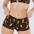 The Gotcha Sriracha | Hot Sauce Modal Boyshort Underwear - Shinesty
