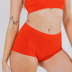 The Maraschino | Flame Scarlet Red Modal Boyshort Underwear - Shinesty