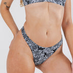 The Racy & Lacy | Provocative Lace Print MicroModal Thong - Shinesty