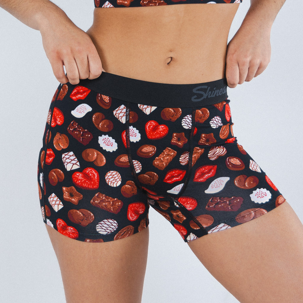 The Bonbons | Naughty Chocolates Women’s Boxers - Shinesty