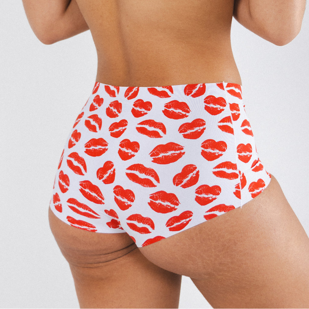 The Pucker Up | Lipstick Kiss Women’s Seamless Boyshort - Shinesty
