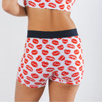 The Pucker Up | Lipstick Kiss Women’s Boxers - Shinesty