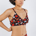 The Bonbons | Naughty Chocolate Boob Hammock™ Plunge Bralette - Shinesty