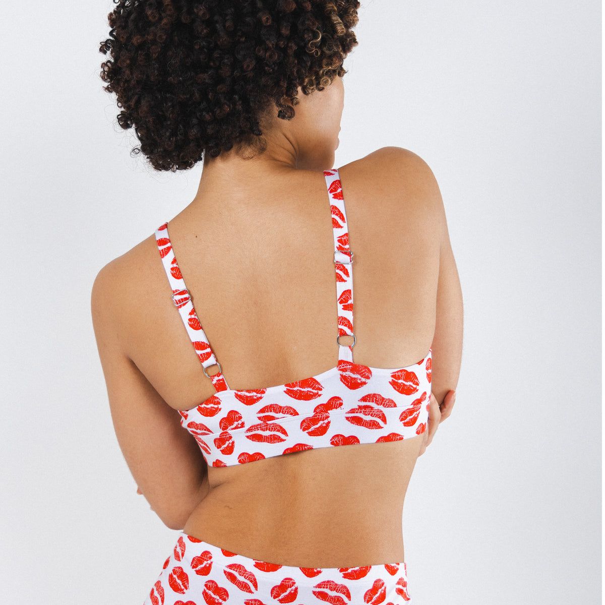 The Pucker Up | Lipstick Kiss Boob Hammock™ Plunge Bralette - Shinesty