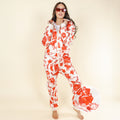 The Santa Slays | Ladies Unisex Christmas Toile Onesie - Shinesty