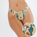 The Mirage | Western Cactus MicroModal Thong - Shinesty