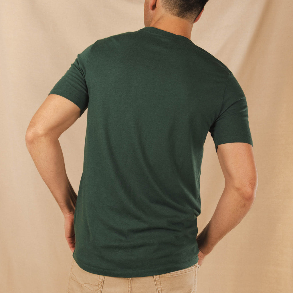 The Bistro | Forest Green Everyman™ Pocket T Shirt - Shinesty