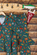 The Cabin Core | Evergreen Cabin SleepDeep™ Women’s Long Sleeve Pajama Set - Shinesty