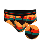 The Arizona Dawn | Desert Scene Ball Hammock® Pouch Underwear Briefs - Shinesty