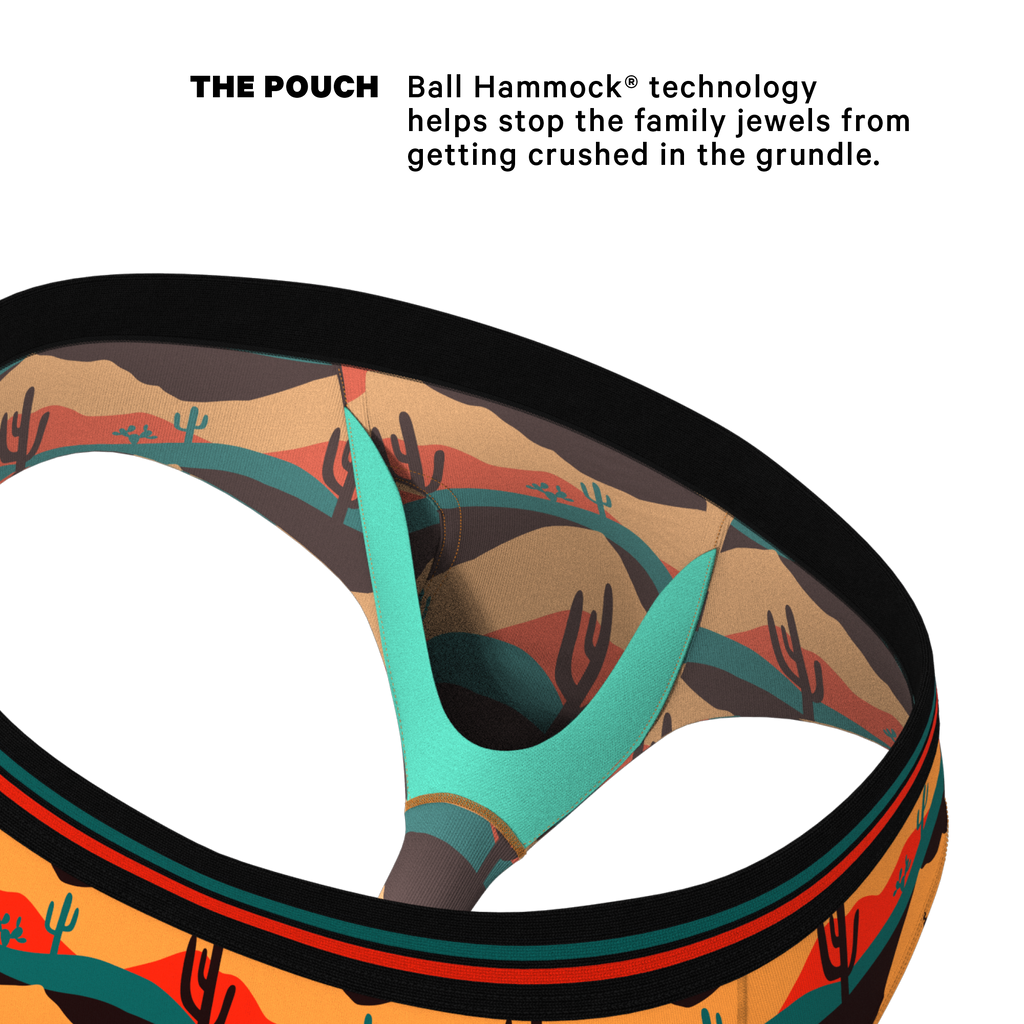The Arizona Dawn | Desert Scene Ball Hammock® Pouch Underwear Briefs - Shinesty