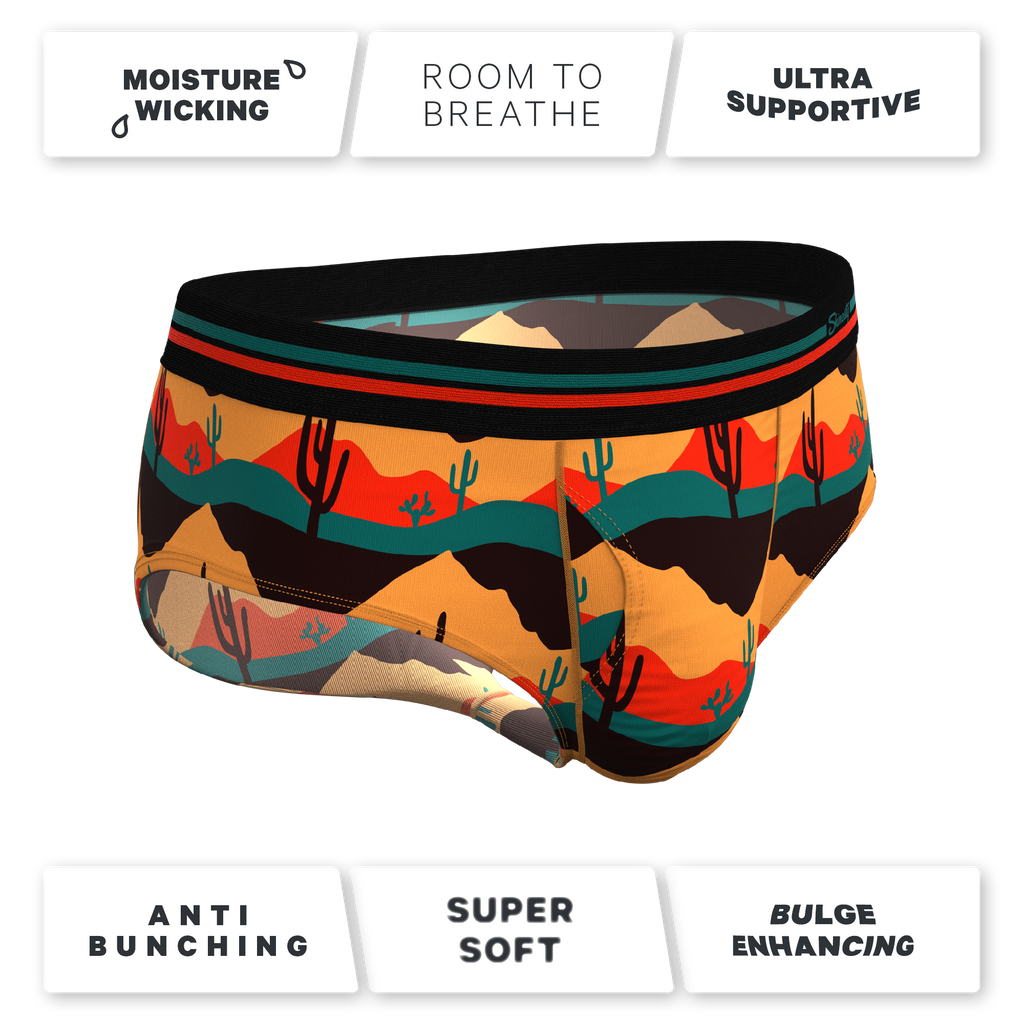 The Arizona Dawn | Desert Scene Ball Hammock® Pouch Underwear Briefs - Shinesty