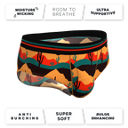 The Arizona Dawn | Desert Scene Ball Hammock® Pouch Underwear Briefs - Shinesty