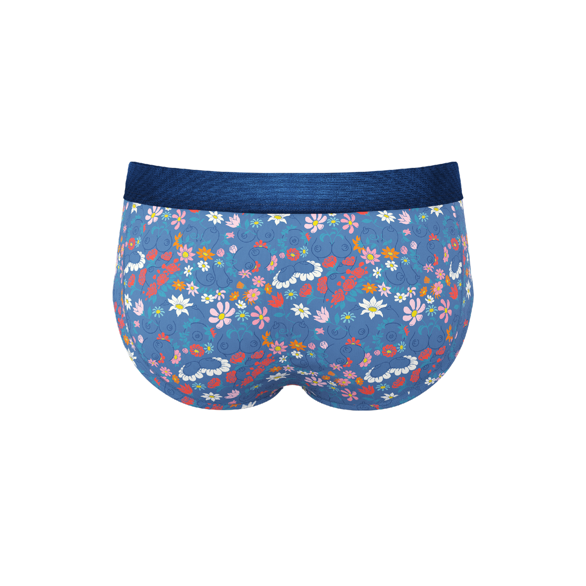 The Gardening Nips | Busty Floral Ball Hammock® Pouch Underwear Briefs - Shinesty