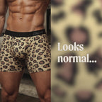 The Primal Passion | Naughty Cheetah Print Ball Hammock® Pouch Underwear With Fly - Shinesty