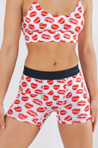 The Pucker Up | Lipstick Kiss Women’s Boxers - Shinesty