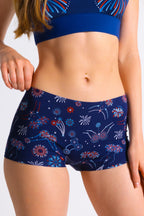 The Pyrotecnips | Naughty Fireworks Modal Boyshort Underwear - Shinesty