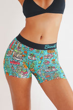 The Rolling Stoned | Shinesty x Killer Acid Women’s Boxers - Shinesty