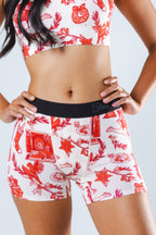 The Santa Slays | Christmas Toile Women’s Boxers - Shinesty
