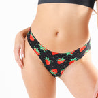 The Berries & Cream | Strawberry Seamless Thong - Shinesty