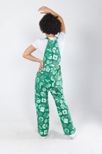 The Irish Pub | Green Irish Coasters Unisex Overalls - Shinesty