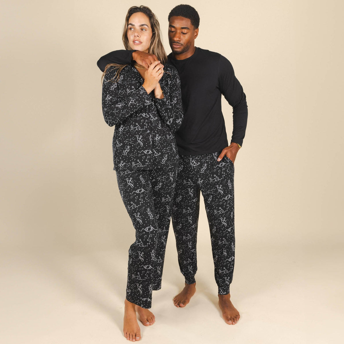 The Big Bang | Constellation SleepDeep™ Women’s Long Sleeve Pajama Set - Shinesty