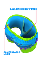 The Snack Shack | Retro Neon Ball Hammock® Pouch 8" Swim Trunks - Shinesty