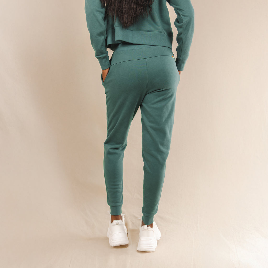 The Spruced Up | Green Sexy Terry™ Women’s Lounge Joggers - Shinesty