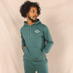 The Spruced Up | Green Sexy Terry™ Men’s Lounge Hoodie - Shinesty