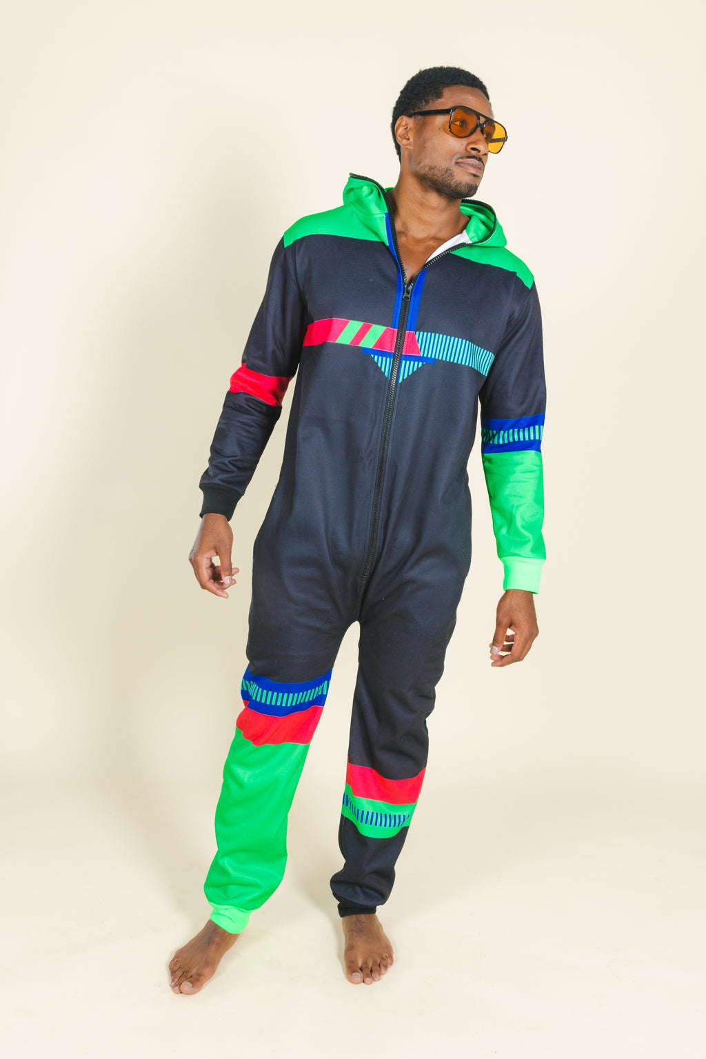 The Steep and Deep | Ladies Unisex Retro Black Onesie - Shinesty