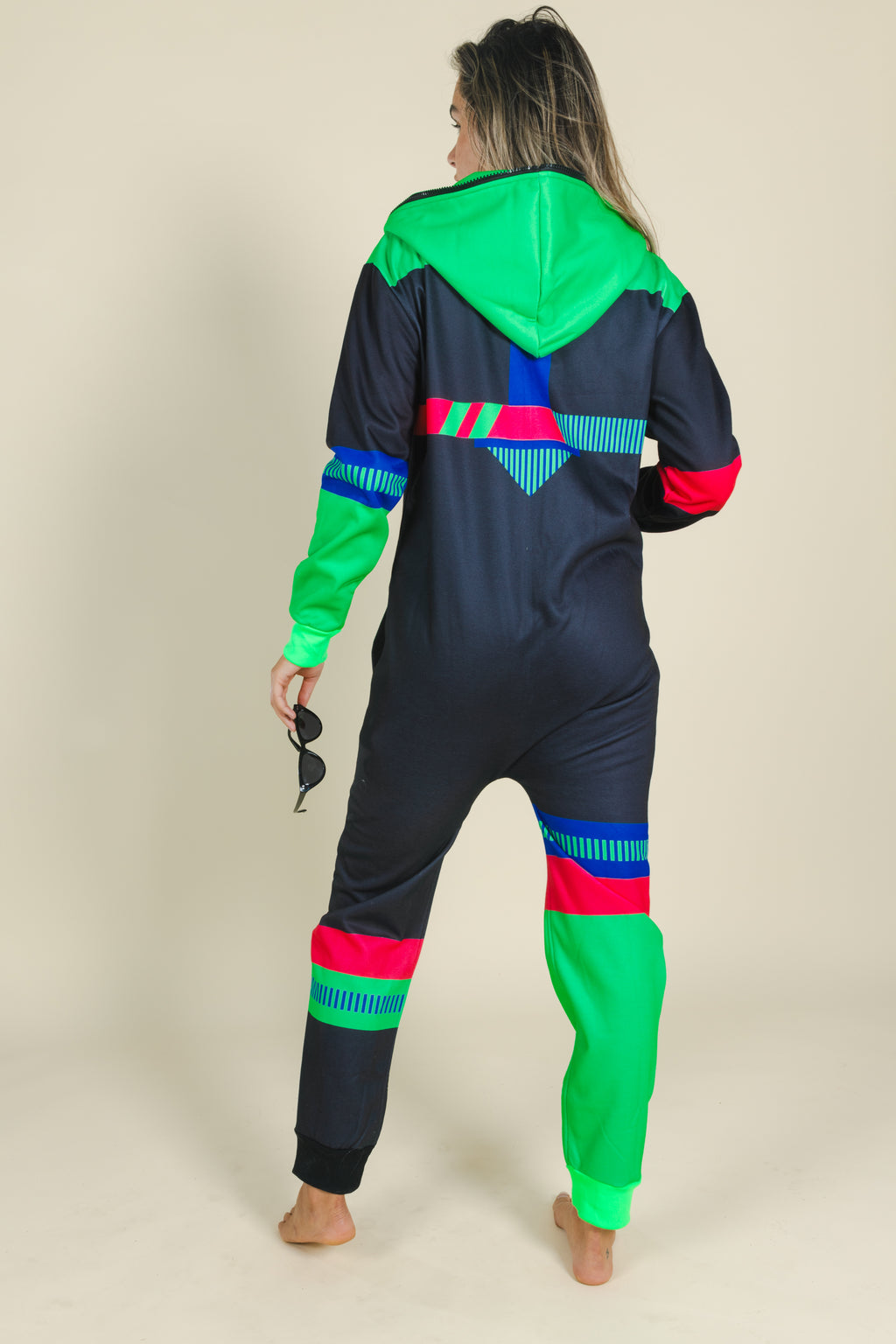 The Steep and Deep | Retro Black Onesie - Shinesty