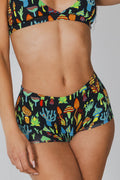 The Super Shroom | Neon Mushrooms Modal Boyshort Underwear - Shinesty