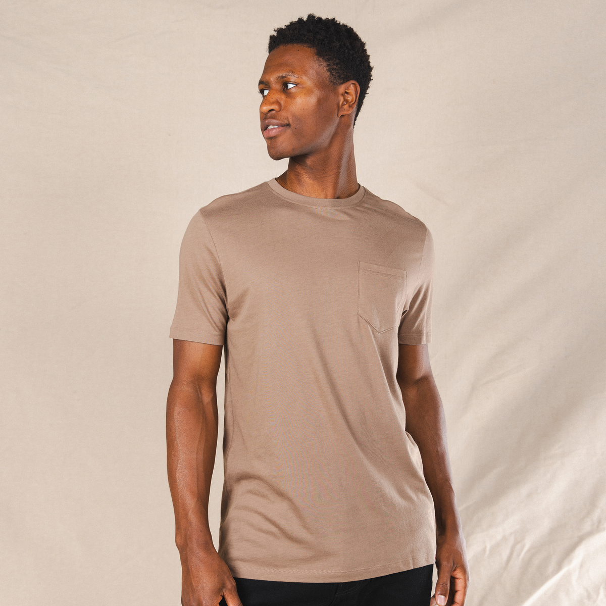 The Loved Leather | Smoke Everyman™ Pocket T Shirt - Shinesty